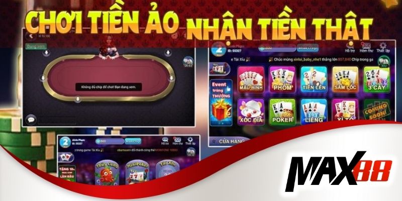 Max88 nổi tiếng là trang tải game bài đổi thưởng nhiều người chơi nhất