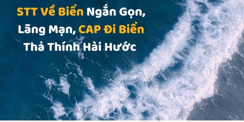 Những câu STT hay về biển ý nghĩa cho một khởi đầu mới